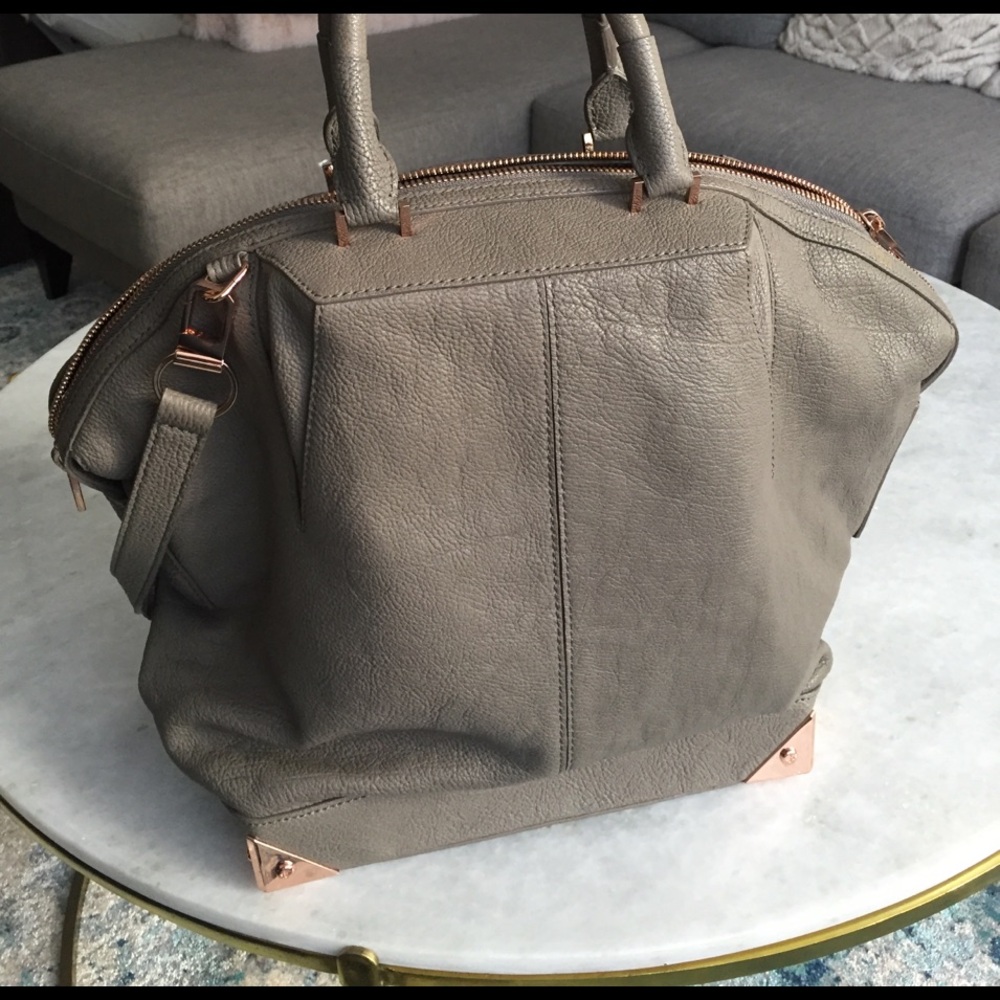 Alexander Wang Dove Gray / Rose Gold Emile Bag